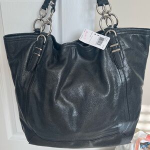 Brand new! Coach leather tote! Never used!